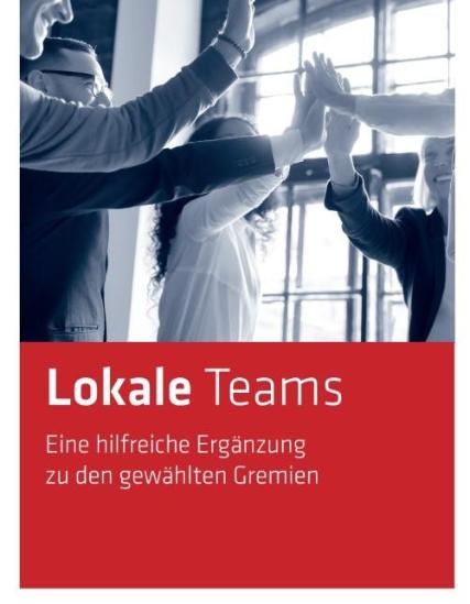 Es ist die Titelseite einer Broschüre über 'Lokale Teams' des Bistums Trier zu sehen
