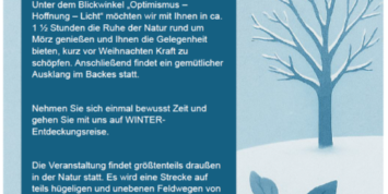 Man sieht auf blauem Grund die Einladung zum Thema Resilienz im Winterhalbjahr 2026 unten das Logo der Pfarrei Maifeld