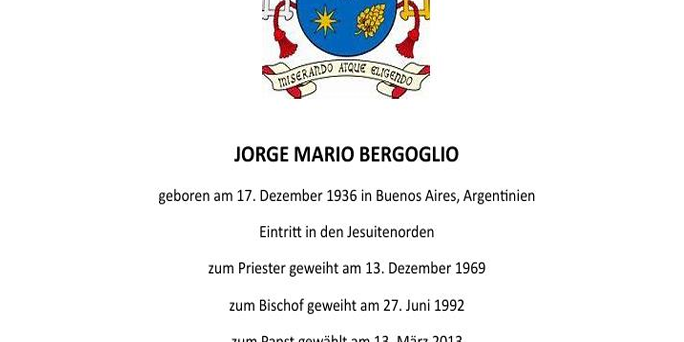 Man sieht den Nachruf des Trierer Bischofs Dr. Ackermann zum Tod des Papstes